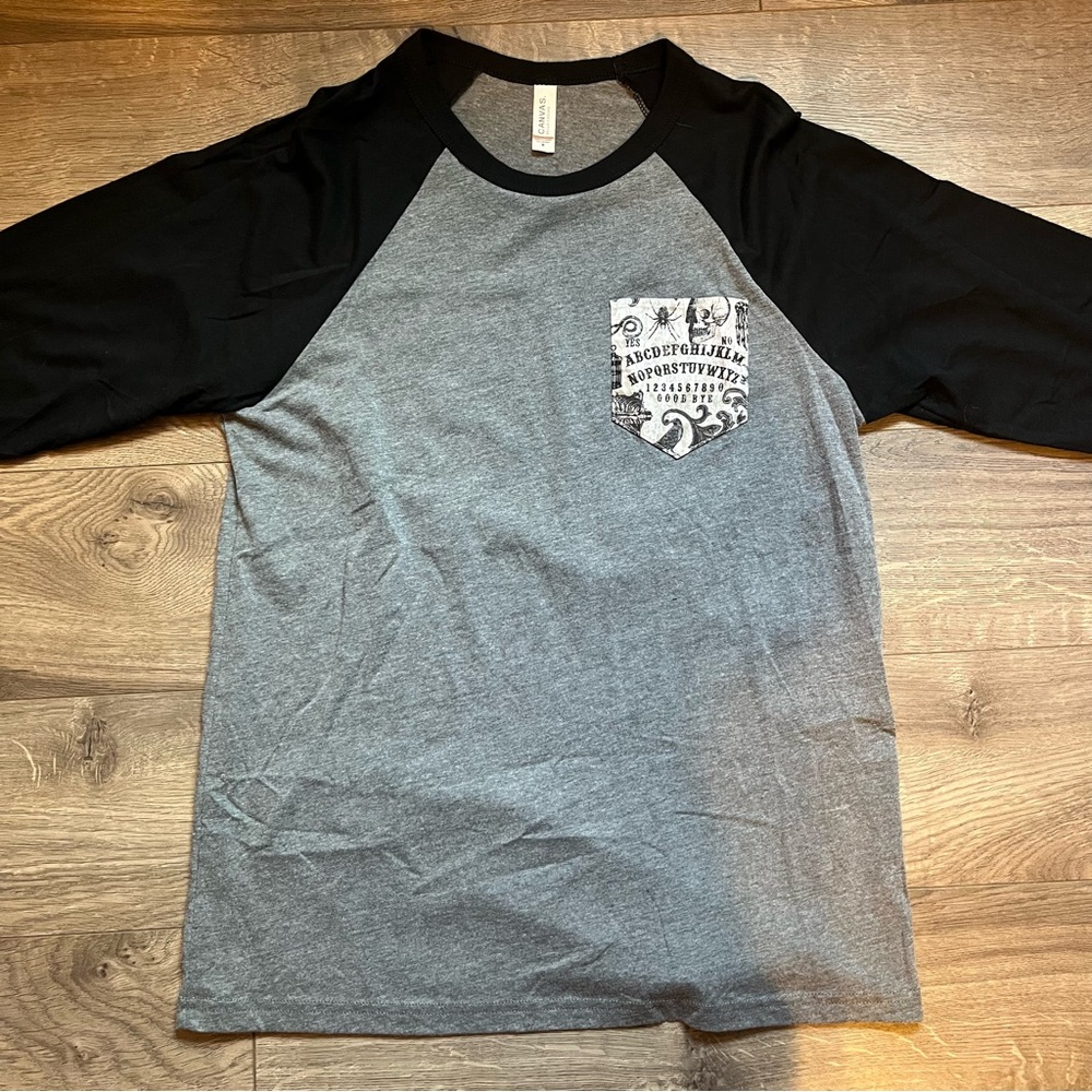 Ouija Board Pocket Raglan Tee